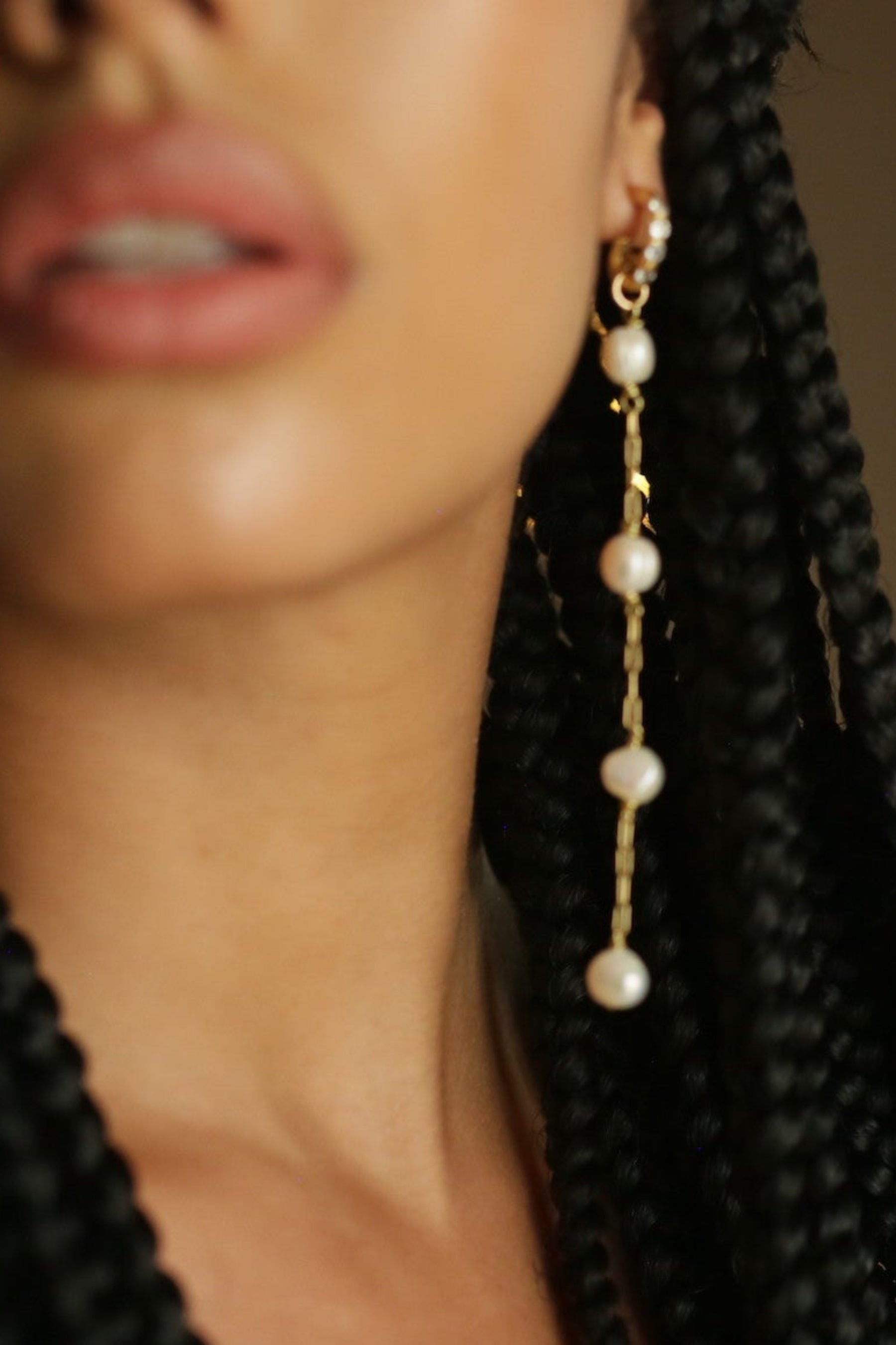 Pearl Chandelier Earrings